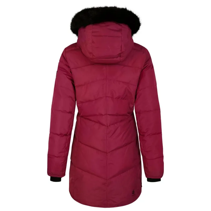 Dare 2b Insulated Jackets Striking Iii Mid Length Padded Jacket Pink 8211 Women