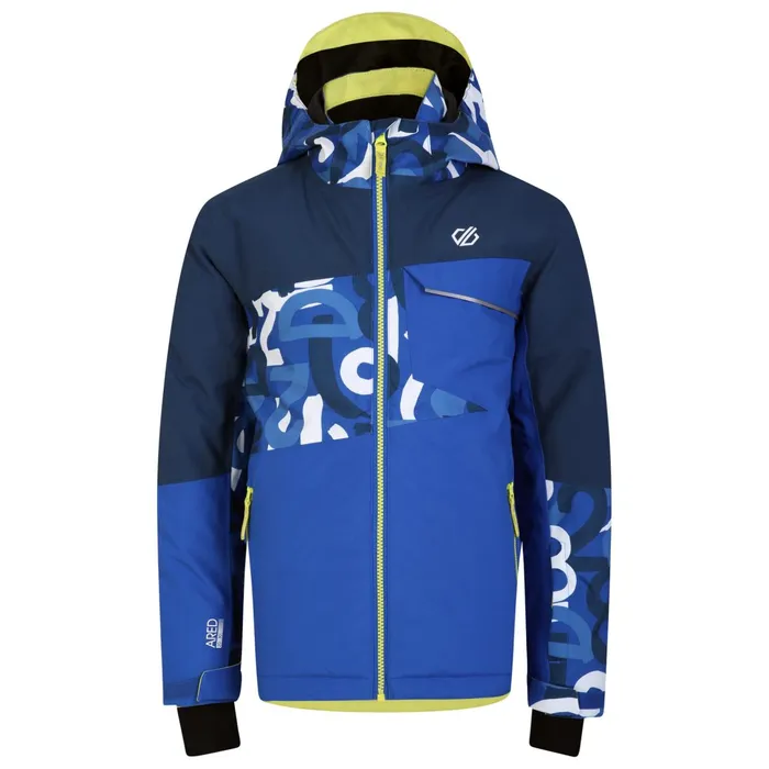 Dare 2b Insulated Jackets Traverse Ski Jacket Blue Graffiti Print 8211 Kids