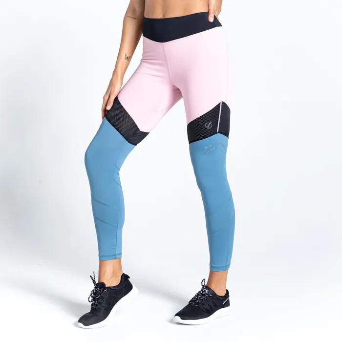 Dare 2b Leggings Born To Shine Recycled Lightweight Leggings Powder Pink Bluestone 8211 Women