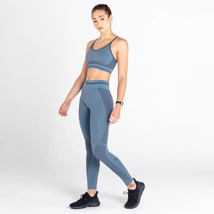 Dare 2b Leggings Don039t Sweat It Seamless Leggings Bluestone 8211 Women