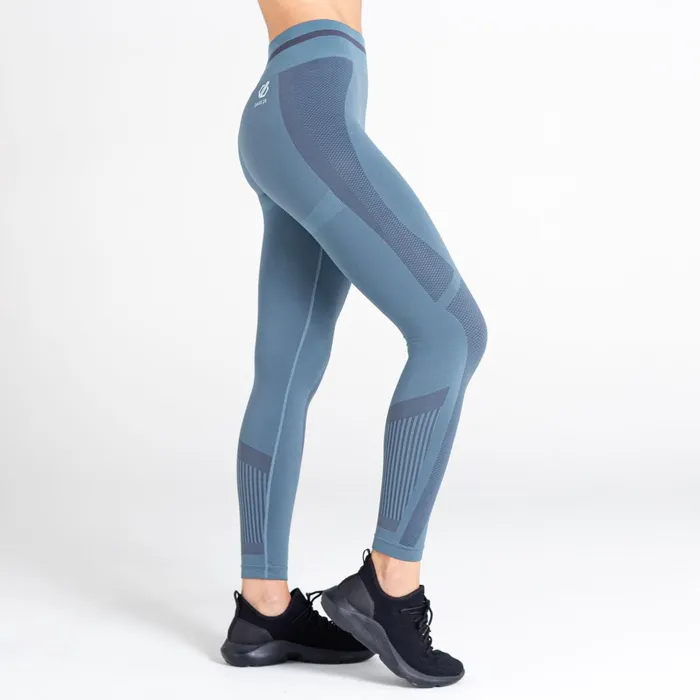 Dare 2b Leggings Don039t Sweat It Seamless Leggings Bluestone 8211 Women