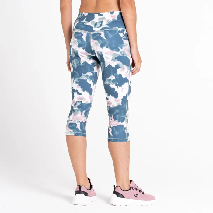 Dare 2b Leggings Influential 34 Gym Leggings Dusky Rose Inky Print 8211 Women