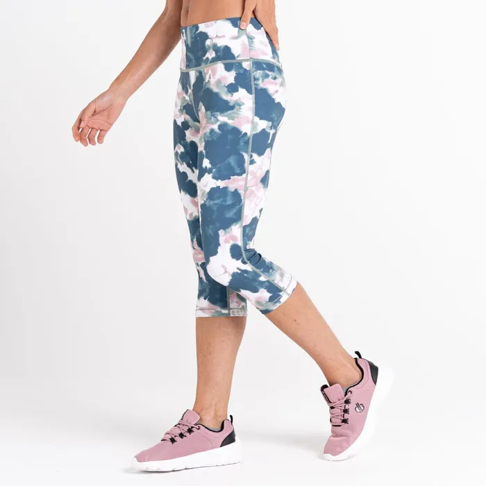 Dare 2b Leggings Influential 34 Gym Leggings Dusky Rose Inky Print 8211 Women