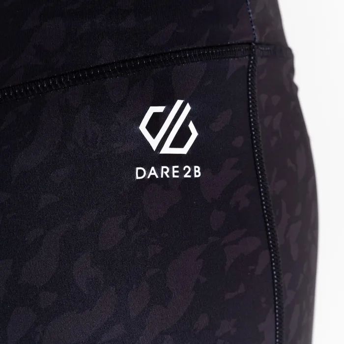 Dare 2b Leggings Influential 34 Recycled Leggings Black Leaf Flow Print 8211 Women
