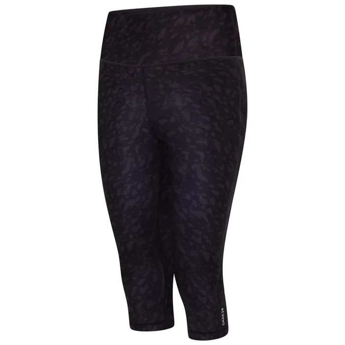 Dare 2b Leggings Influential 34 Recycled Leggings Black Leaf Flow Print 8211 Women