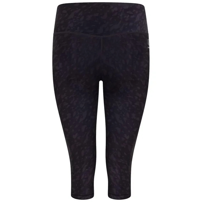 Dare 2b Leggings Influential 34 Recycled Leggings Black Leaf Flow Print 8211 Women