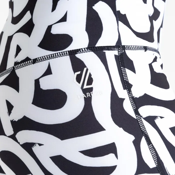 Dare 2b Leggings Influential Gym Leggings Black White Graffiti 8211 Women