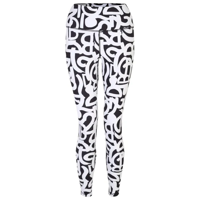 Dare 2b Leggings Influential Gym Leggings Black White Graffiti 8211 Women