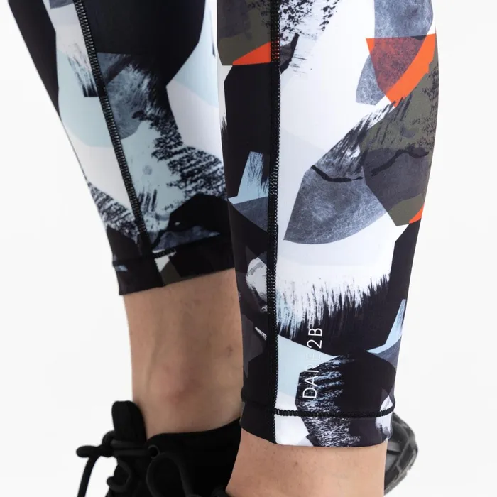 Dare 2b Leggings Influential Gym Leggings Lichen Green Abstract 8211 Women