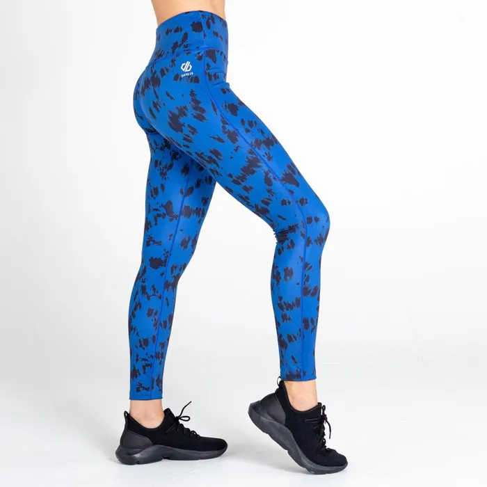 Dare 2b Leggings Influential Gym Leggings Space Blue Tie Dye 8211 Women