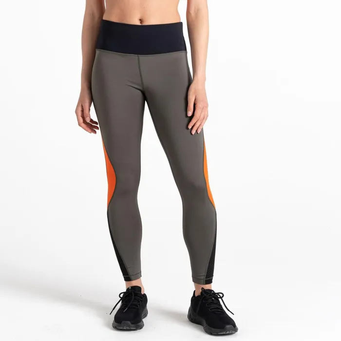 Dare 2b Leggings Move Fitness Leggings Lichen Green Orange 8211 Women