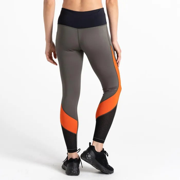 Dare 2b Leggings Move Fitness Leggings Lichen Green Orange 8211 Women