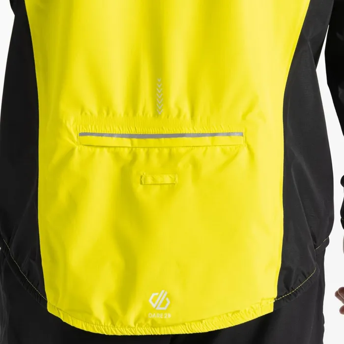 Dare 2b Lightweight Jackets Ablaze Ii Lightweight Windshell Jacket Neon Spring Black 8211 Men
