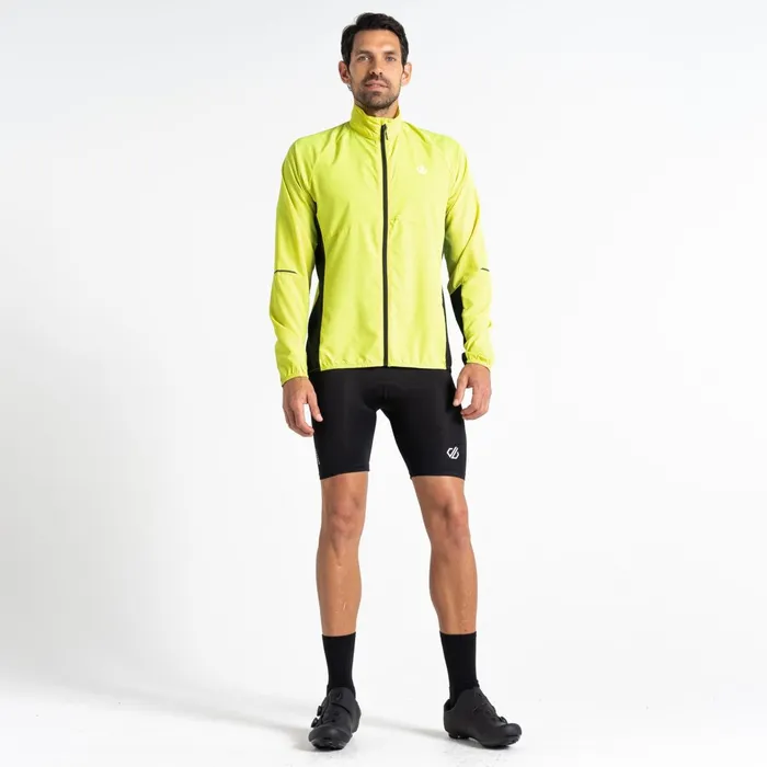 Dare 2b Lightweight Jackets Ablaze Ii Lightweight Windshell Jacket Neon Spring Black 8211 Men