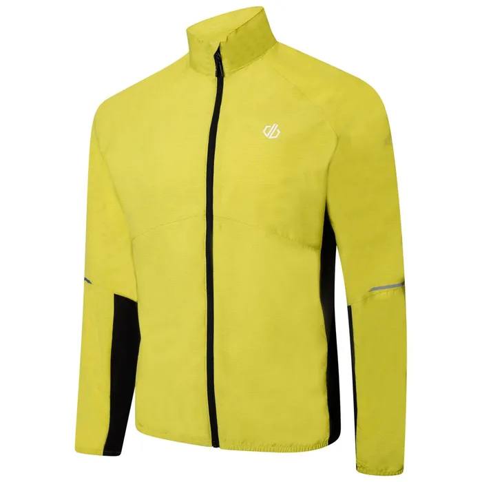 Dare 2b Lightweight Jackets Ablaze Ii Lightweight Windshell Jacket Neon Spring Black 8211 Men