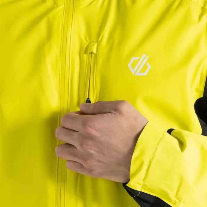 Dare 2b Lightweight Jackets Ablaze Ii Lightweight Windshell Jacket Neon Spring Black 8211 Men