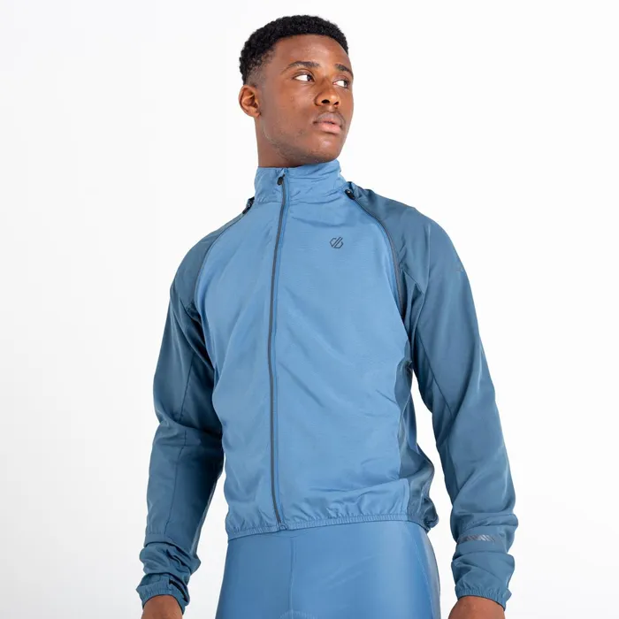 Dare 2b Lightweight Jackets Oxidate Lightweight Windshell Jacket Stellar Blue Orion Grey 8211 Men