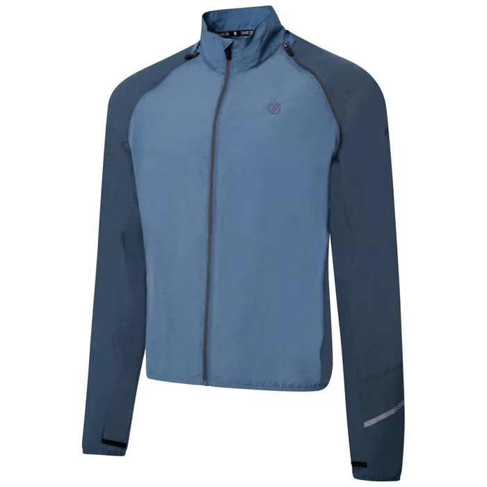 Dare 2b Lightweight Jackets Oxidate Lightweight Windshell Jacket Stellar Blue Orion Grey 8211 Men