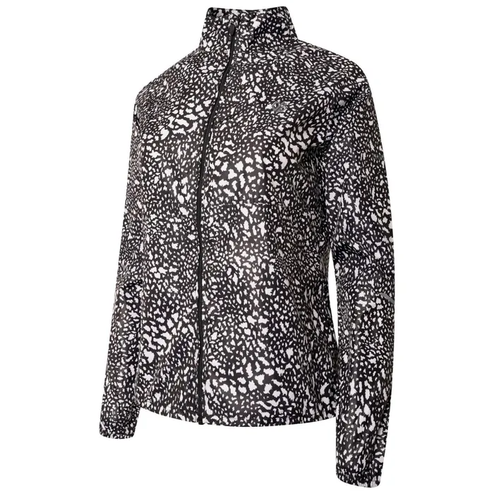 Dare 2b Lightweight Jackets Resilient Ii Lightweight Windshell Black White Dot Print 8211 Women