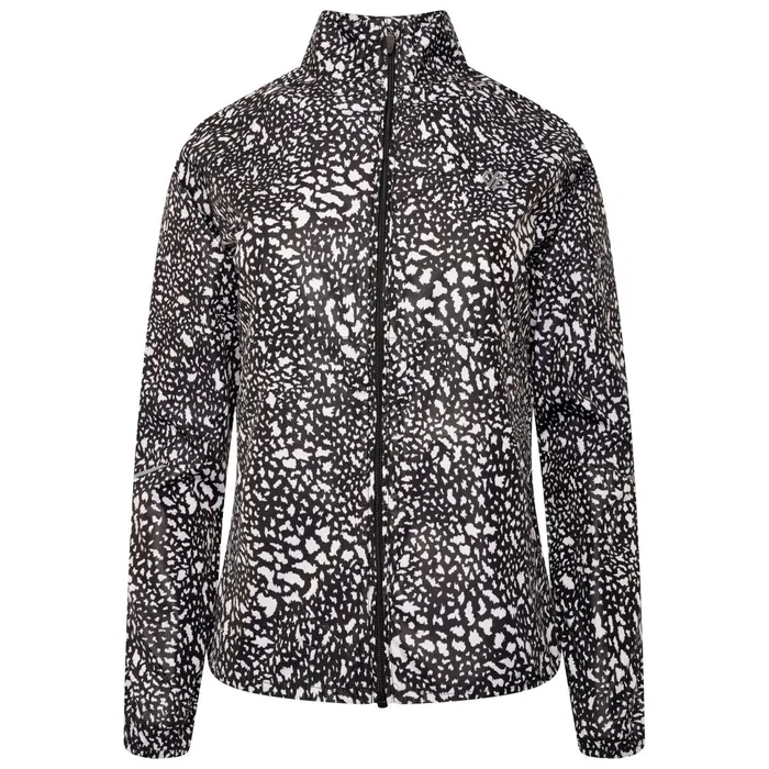 Dare 2b Lightweight Jackets Resilient Ii Lightweight Windshell Black White Dot Print 8211 Women