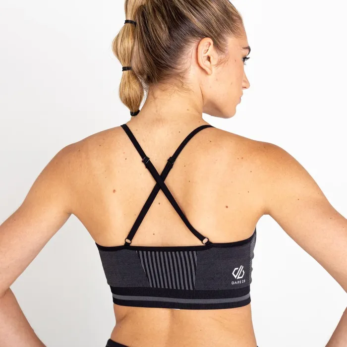 Dare 2b Low Impact Don039t Sweat It Strappy Bra Black 8211 Women