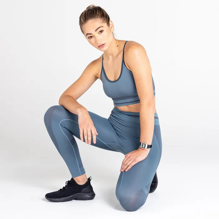 Dare 2b Low Impact Don039t Sweat It Strappy Bra Bluestone 8211 Women
