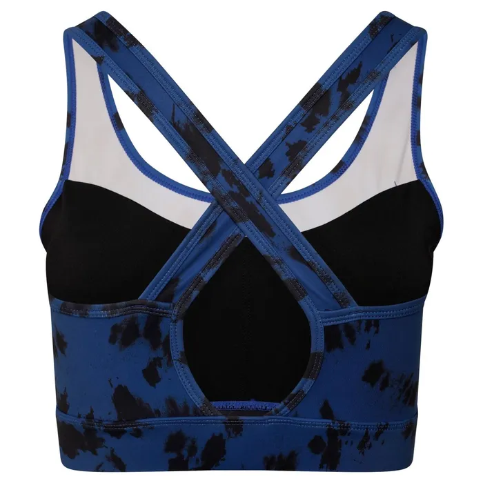 Dare 2b Low Impact Mantra Recycled Sports Bra Space Blue Tie Dye 8211 Women