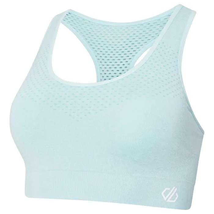 Dare 2b Medium Impact Don039t Sweat It Ii Sports Bra Canton Green Marl 8211 Women