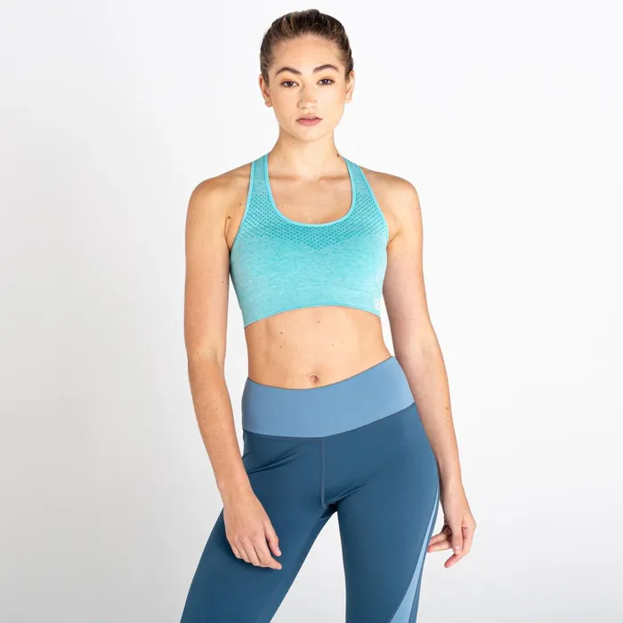 Dare 2b Medium Impact Don039t Sweat It Ii Sports Bra Meadowbrook Green 8211 Women