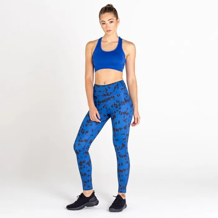 Dare 2b Medium Impact Don039t Sweat It Ii Sports Bra Space Blue 8211 Women