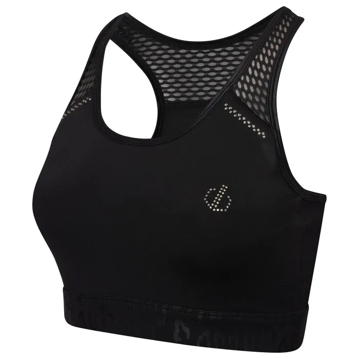 Dare 2b Medium Impact No Excuse Mesh Detail Sports Bra Black 8211 Women Dare 2b Medium Impact No Excuse Mesh Detail Sports Bra Black 8211 Women