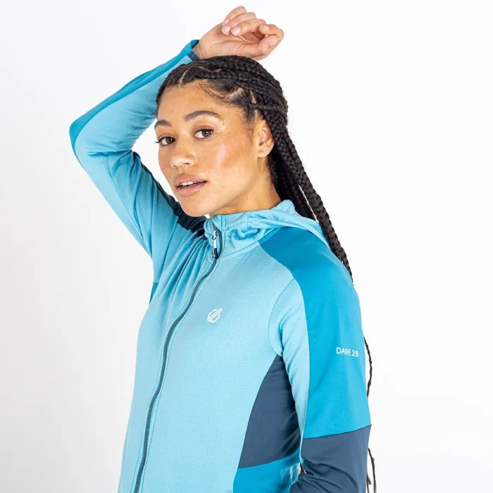 Dare 2b Mid Layers Convey Core Stretch Midlayer Crystal Seas Capri Blue 8211 Women