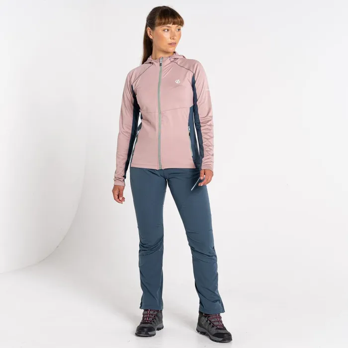Dare 2b Mid Layers Convey Ii Hooded Core Stretch Midlayer Dusky Rose 8211 Women