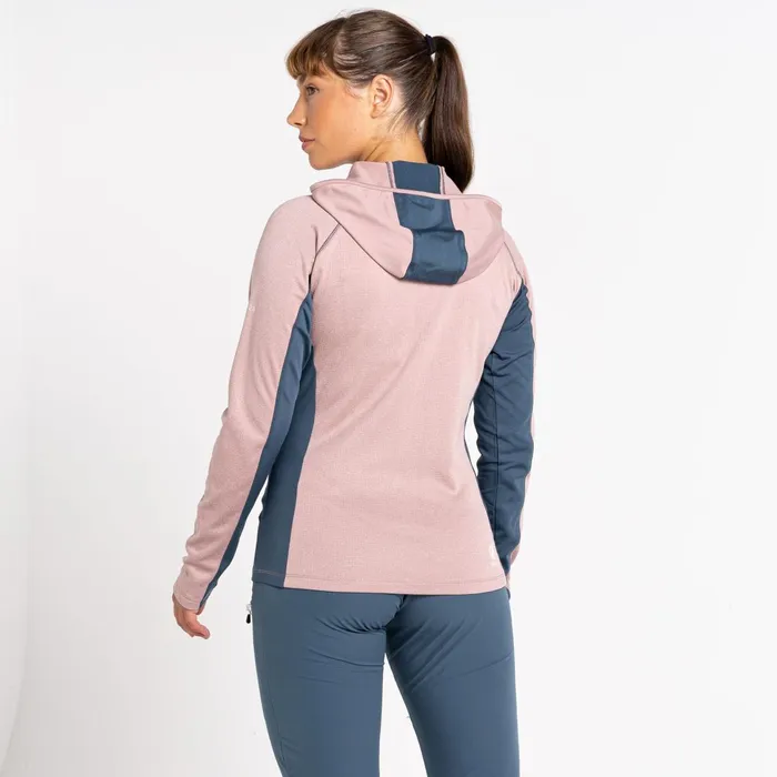 Dare 2b Mid Layers Convey Ii Hooded Core Stretch Midlayer Dusky Rose 8211 Women