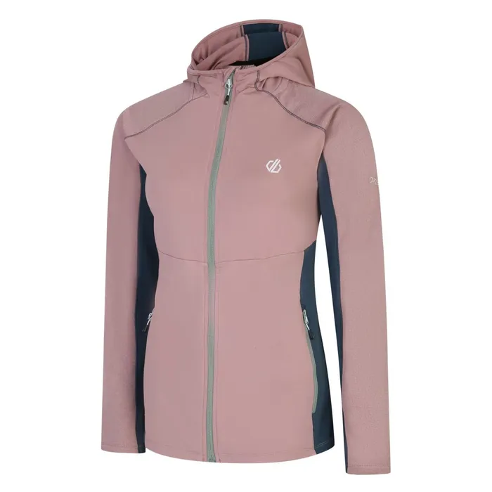 Dare 2b Mid Layers Convey Ii Hooded Core Stretch Midlayer Dusky Rose 8211 Women