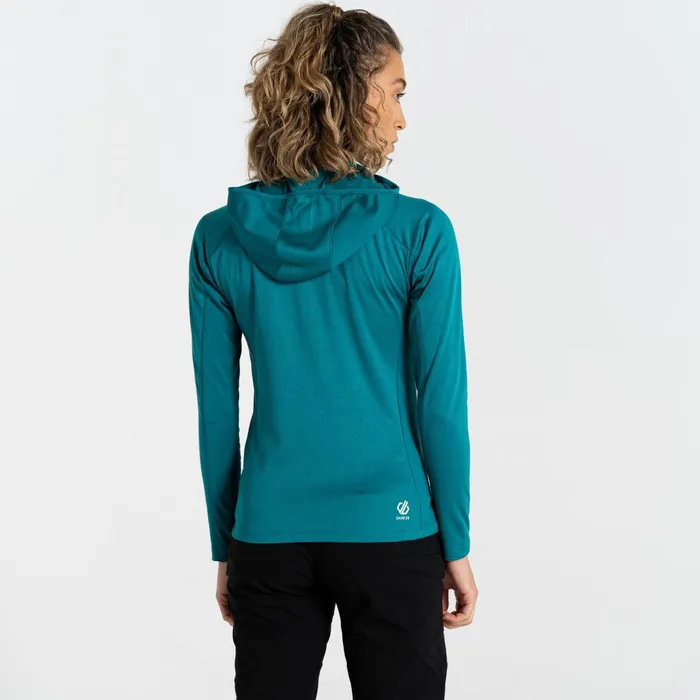 Dare 2b Mid Layers Convey Ii Hooded Core Stretch Midlayer Fortune Green Marl 8211 Women
