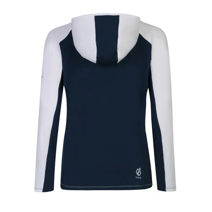Dare 2b Mid Layers Convey Ii Hooded Core Stretch Midlayer White Moonlight Denim 8211 Women