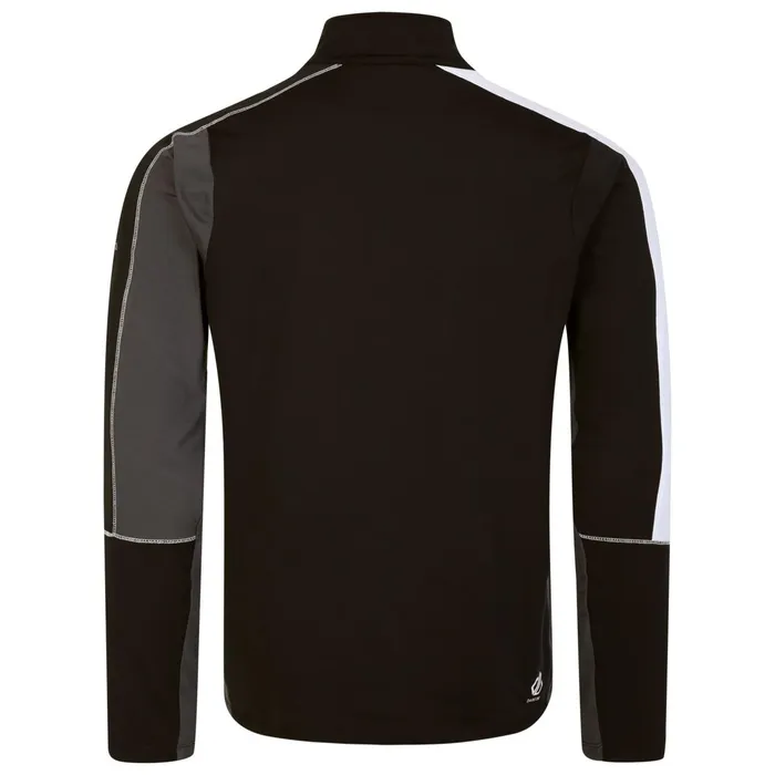 Dare 2b Mid Layers Dignify Ii Half Zip Core Stretch Midlayer Black Grey 8211 Men