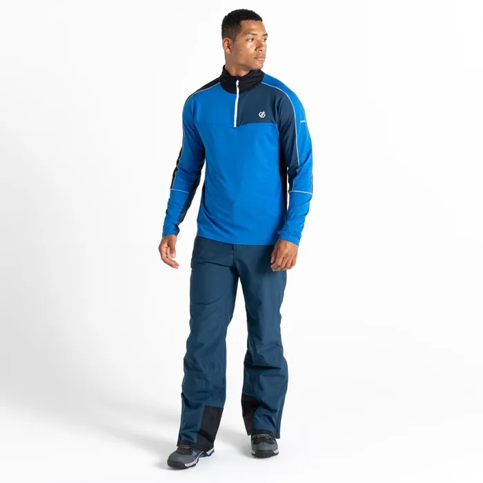 Dare 2b Mid Layers Dignify Ii Half Zip Core Stretch Midlayer Olympian Blue Moonlight Denim 8211 Men