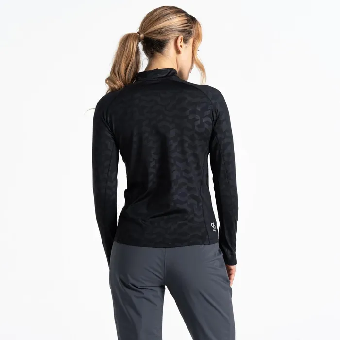 Dare 2b Mid Layers Divulge Lightweight Core Stretch Midlayer Black Chevron Print 8211 Women