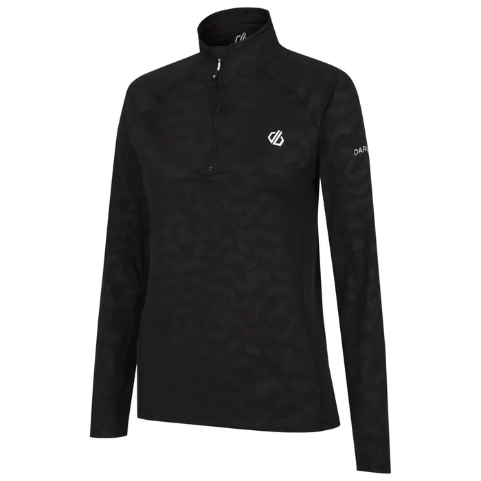 Dare 2b Mid Layers Divulge Lightweight Core Stretch Midlayer Black Chevron Print 8211 Women