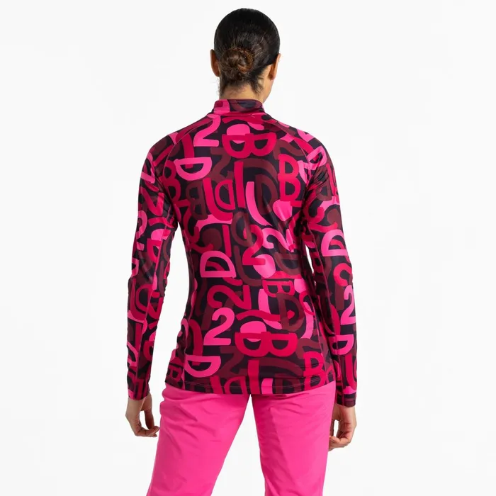 Dare 2b Mid Layers Divulge Lightweight Core Stretch Midlayer Pure Pink Graffiti 8211 Women