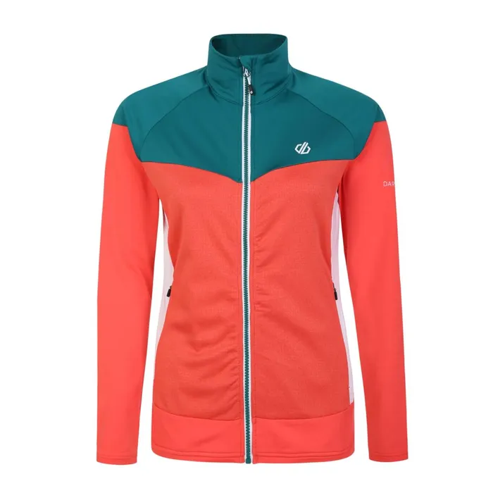 Dare 2b Mid Layers Elation Ii Recycled Core Stretch Neon Peach 8211 Women