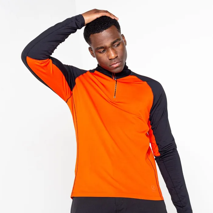Dare 2b Mid Layers Fuser Half Zip Core Stretch Midlayer Amber Glow Black 8211 Men Dare 2b Mid Layers Fuser Half Zip Core Stretch Midlayer Amber Glow Black 8211 Men