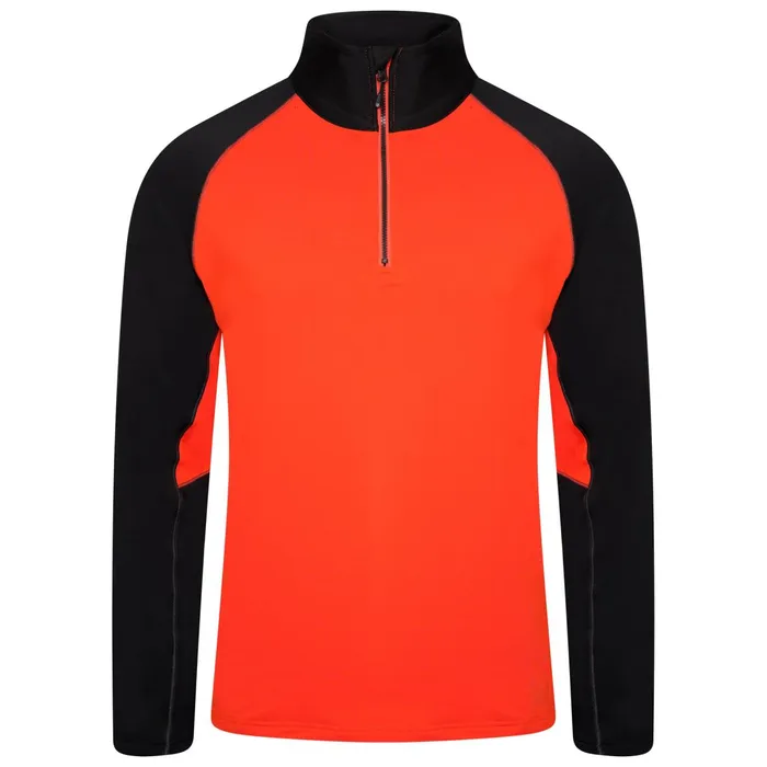 Dare 2b Mid Layers Fuser Half Zip Core Stretch Midlayer Amber Glow Black 8211 Men Dare 2b Mid Layers Fuser Half Zip Core Stretch Midlayer Amber Glow Black 8211 Men