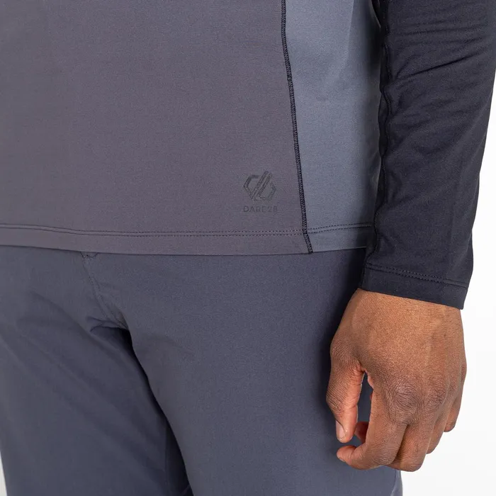 Dare 2b Mid Layers Fuser Half Zip Core Stretch Midlayer Ebony Grey Black 8211 Men Dare 2b Mid Layers Fuser Half Zip Core Stretch Midlayer Ebony Grey Black 8211 Men