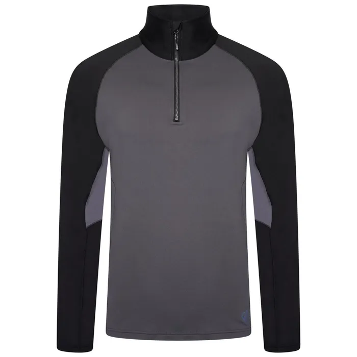 Dare 2b Mid Layers Fuser Half Zip Core Stretch Midlayer Ebony Grey Black 8211 Men Dare 2b Mid Layers Fuser Half Zip Core Stretch Midlayer Ebony Grey Black 8211 Men