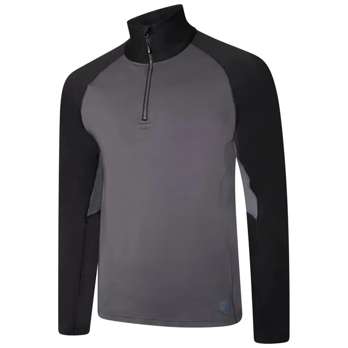 Dare 2b Mid Layers Fuser Half Zip Core Stretch Midlayer Ebony Grey Black 8211 Men Dare 2b Mid Layers Fuser Half Zip Core Stretch Midlayer Ebony Grey Black 8211 Men