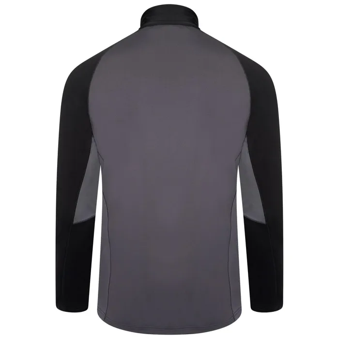 Dare 2b Mid Layers Fuser Half Zip Core Stretch Midlayer Ebony Grey Black 8211 Men Dare 2b Mid Layers Fuser Half Zip Core Stretch Midlayer Ebony Grey Black 8211 Men