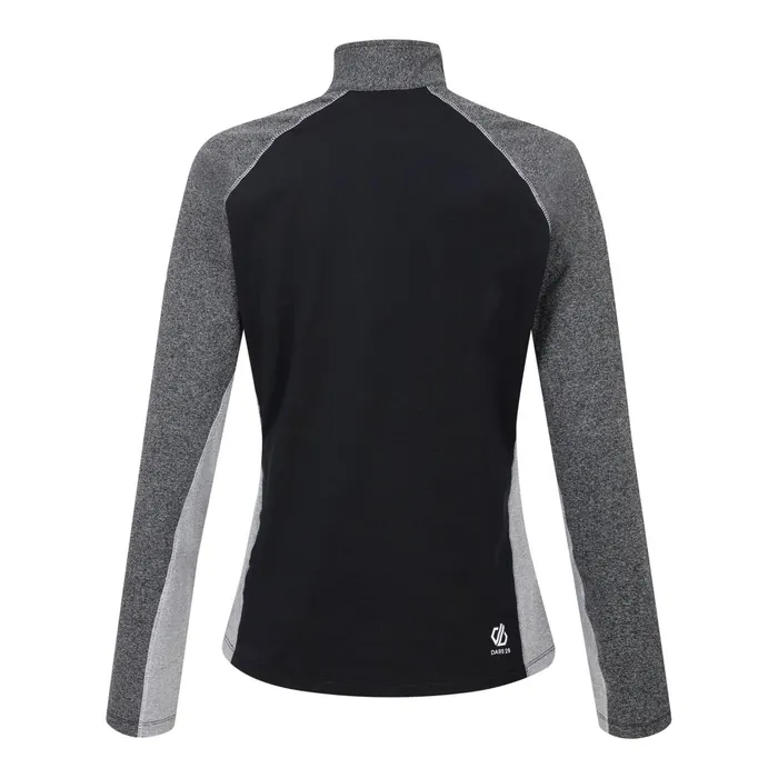 Dare 2b Mid Layers Involved Ii Recycled Lightweight Core Stretch Midlayer Black Charcoal Grey 8211 Women